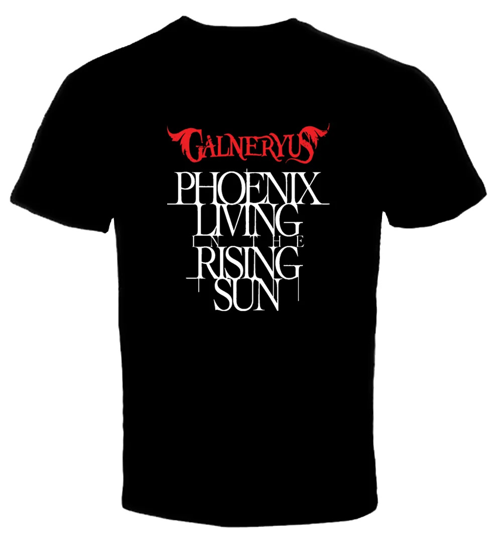 GALNERYUS-phoenix футболка с живым восходящим солнцем крутая Повседневная Мужская