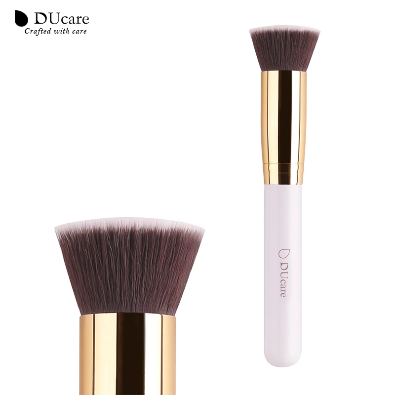DUcare Multipurpose Large flat Perfecting Face Brush Tool White Premium