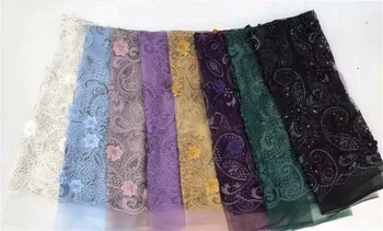 

New Design African 3D Applique Lace Guipure Pink 2018 High quality Swiss Voile Nigerian Wedding French Tulle Net Lace Fabric