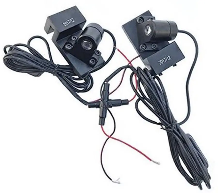2Pcs Car Door Welcome Lights Ghost Shadow Courtesy Angel Wings Projection Lights 3