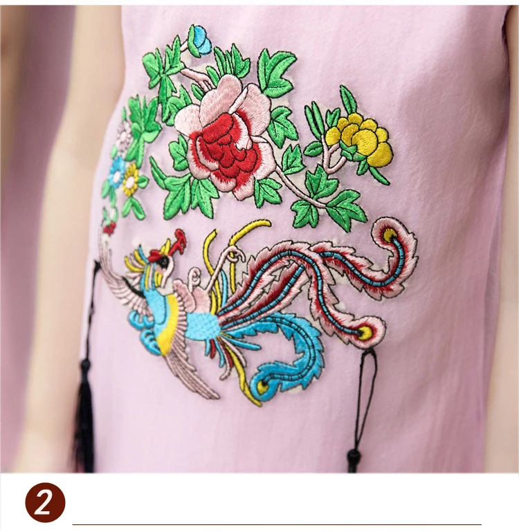 Kids Baby Girls Dress Chinese Qipao Ball Gown Tang suit Retro Cheongsam Embroidery Children's Party Wedding performance dress Clothes  (43)