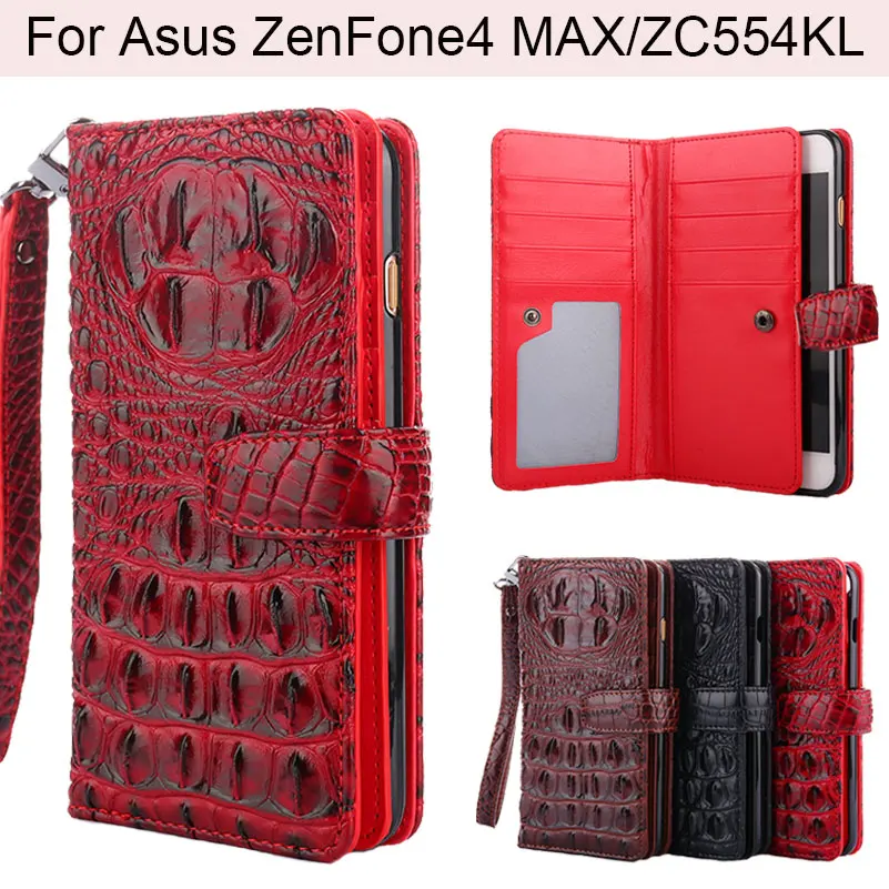 K'try Bump 3D Аллигатор крокодиловой кожи искусственная кожа телефон чехол для Asus