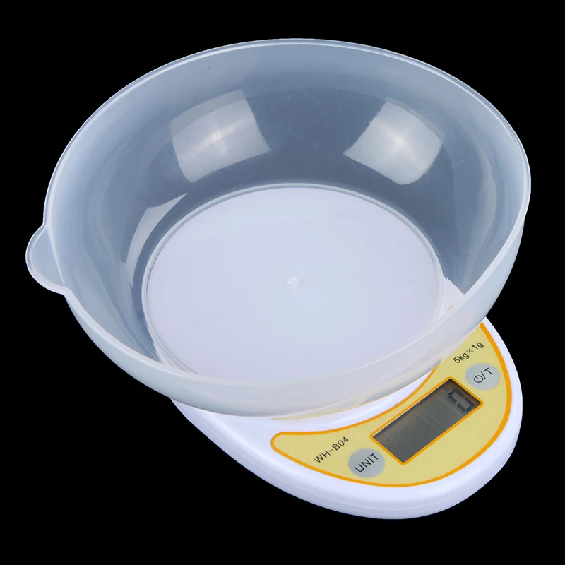 5 кг/1 г кухонные весы портативные электронные весы ЖК-дисплей цифровые весы продуктовый паек весы с чашей