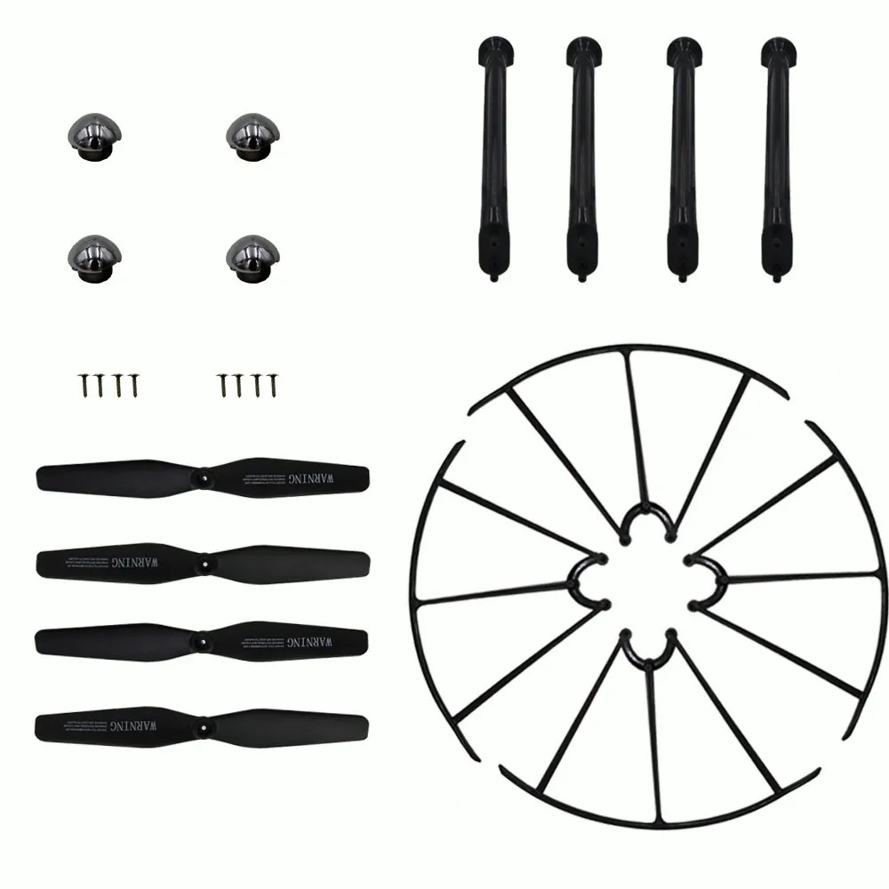 

Syma X5HW X5HC Landing Skid+Blade Propeller+Propeller Protectors Spare Set RC Quadcopter RC Parts toys Drone Accessories