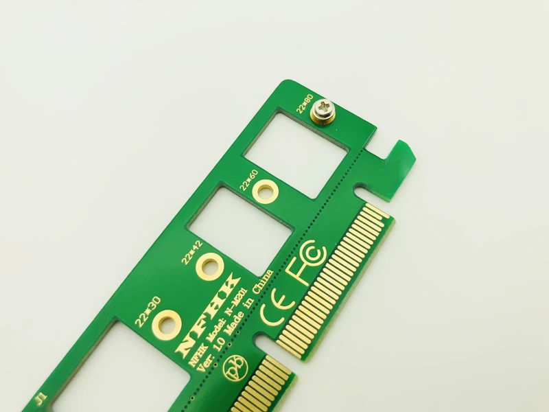Переходник NGFF M.2 NVME AHCI SSD к PCI E Express 3 0x4x16 5 шт. переходник карта M key коннектор для XP941