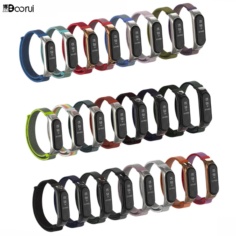 

BOORUI Nylon Miband 3 Strap for Xiaomi mi band 3 Bracelet Replacement Watchband Smart Watch Band for Xiaomi Miband 3 Accessories