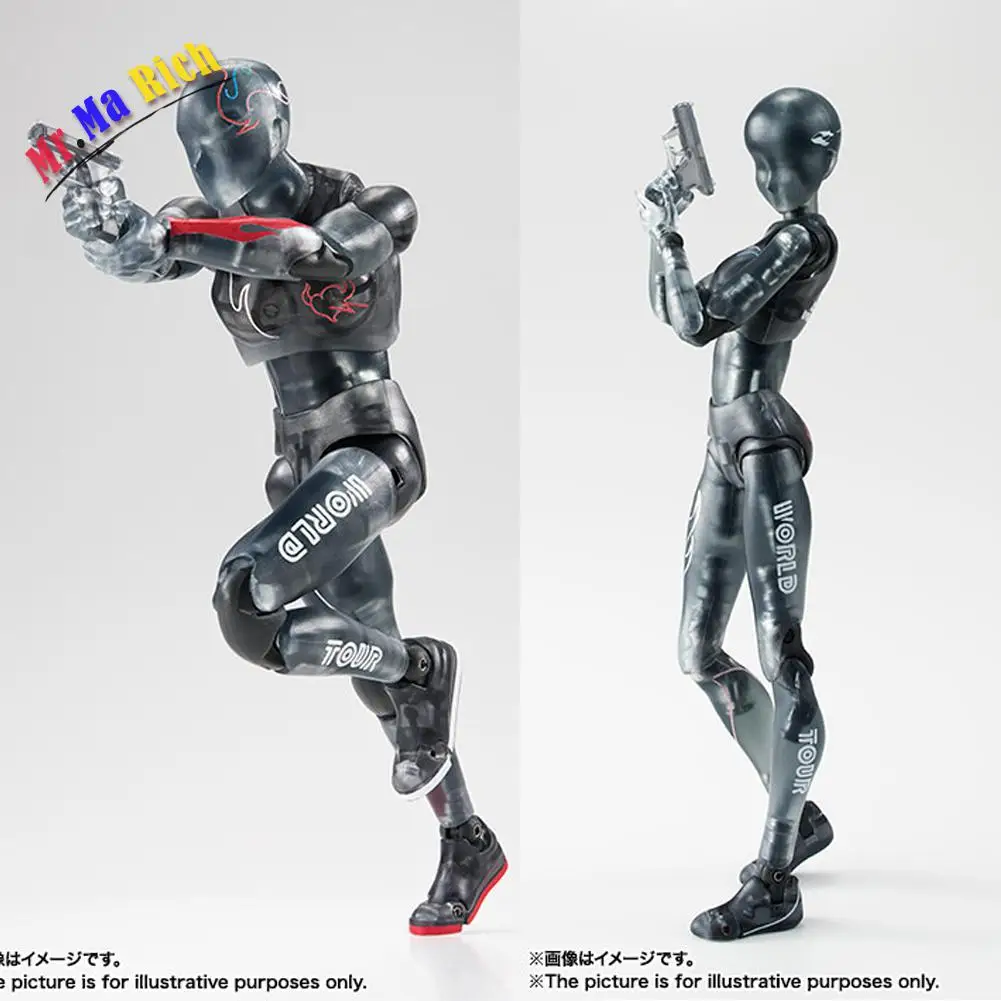 Оригинальный World Tour Corpo Kun & Body Chan Bjd Nero Trasparente Colore Ver. Azione ПВХ фигурка Da Collezione модель