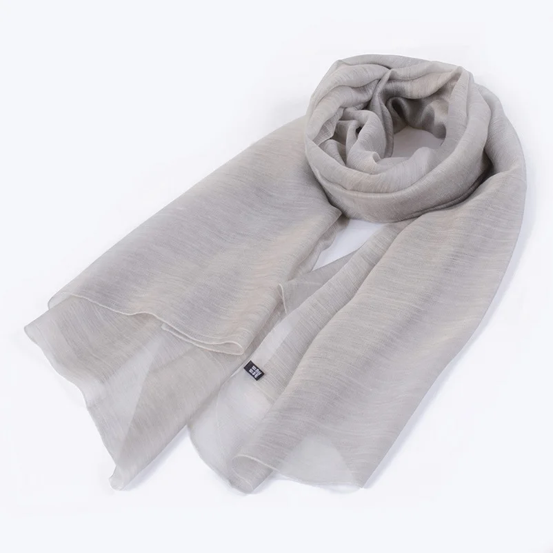 Женский модный Шелковый шерстяной шарф Ye pong однотонный шаль 90*190 см|scarf shawl|fashion
