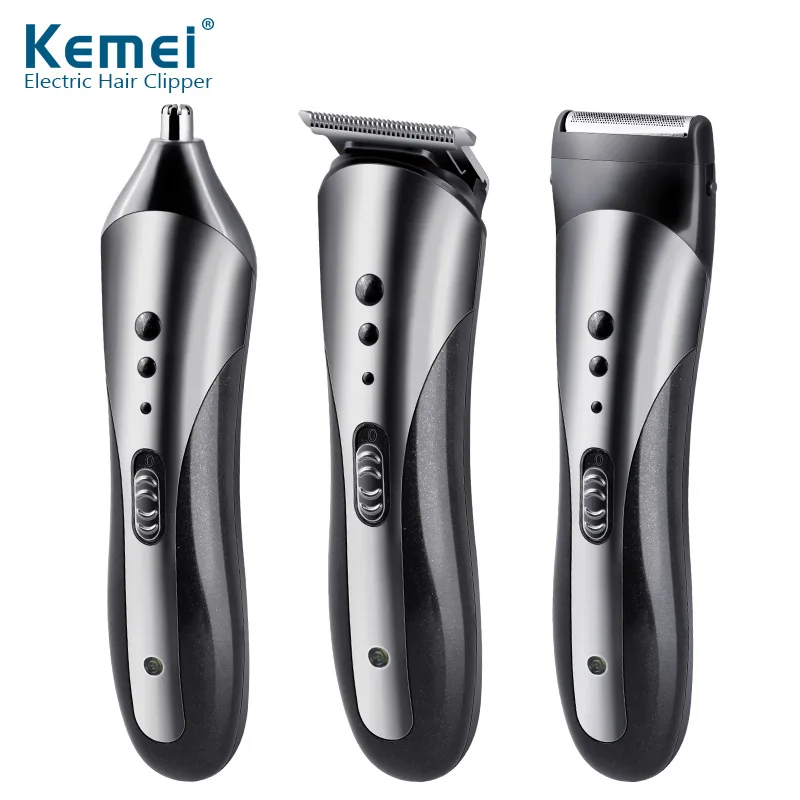 Beli Electric Rambut Clipper Hidung Jenggot Pemangkas dengan 4 Panduan Sisir Bisa Dicuci Alat Cukur 3 In 1 Jenggot Elektrik Alat Cukur Pemangkas Rambut