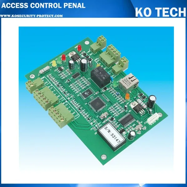 

Free Shipping KO-C2 TCP/IP 2 Doors Access Controller Board/Panel