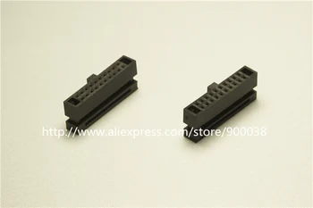 

20 Pcs 0.050" 1.27mm 20 Pin dual Row IDC Connector 2x10 P 20 position Rectangular Female Socket Receptacle Ribbon Cable