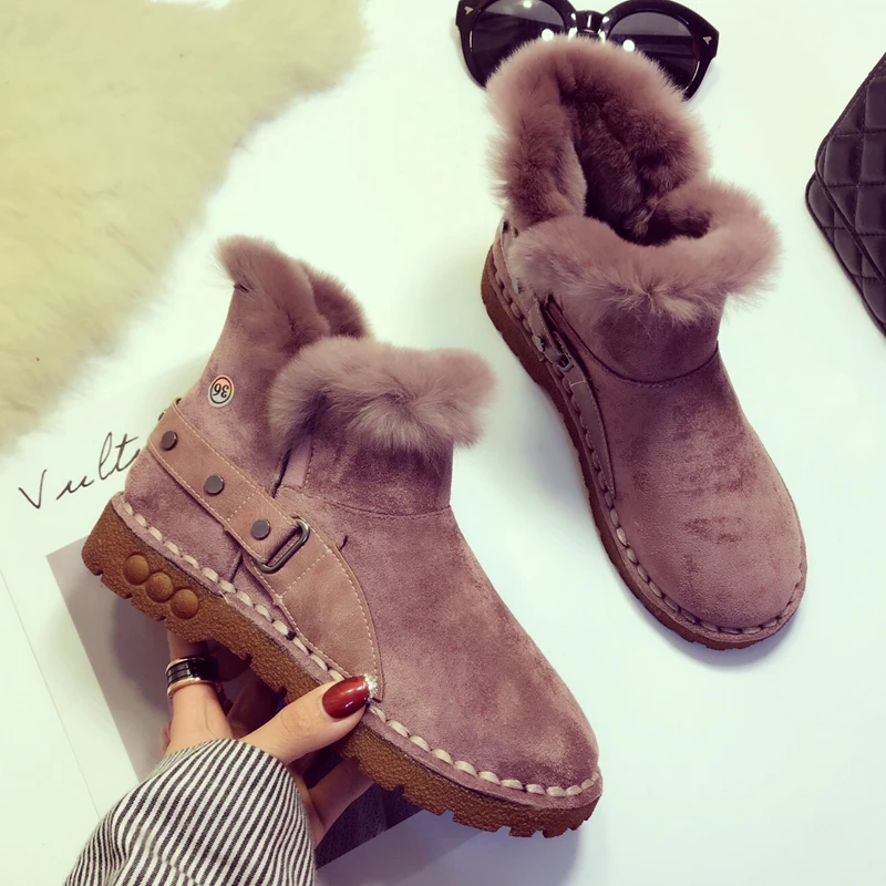 Neige Nouveau Chaussures Hiver Cuir Femme Casual Excargo Neige Nouveau Chaussures Hiver Cuir Femme Casual Excargo