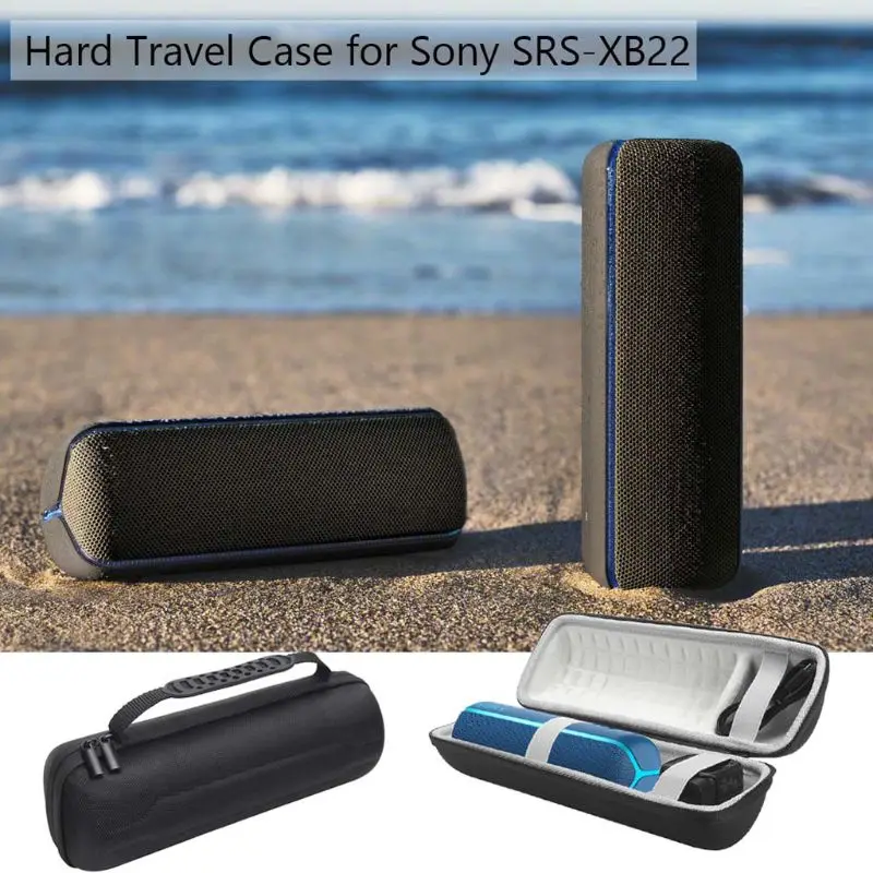 

Round Shockproof Hard Protective EVA Case Box for Sony SRS-XB22 Extra Bass Portable Bluetooth Speaker