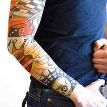 Мужские рукава для татуировки, женские рукава для татуировки, Поддельные рукава для татуировки, боди-арт для взрослых, чулки для ног, 200 шт