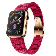 Stainless steel band For Apple Watch 4 44mm 40mm strap correa iwatch series 3/2/1 42mm 38mm wristband Link bracelet belt