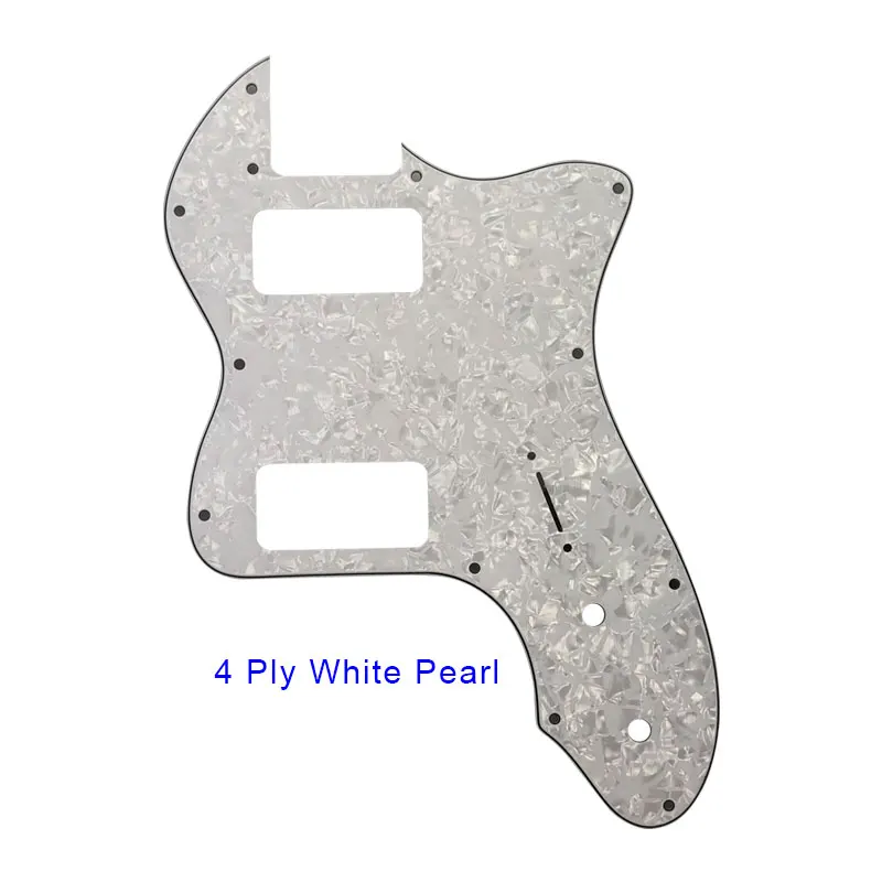 Pleroo гитарные детали накладки для Fender Classic 72' thinline гитара Telecaster pickguard скретч пластина с ТВ Jones Humbucker