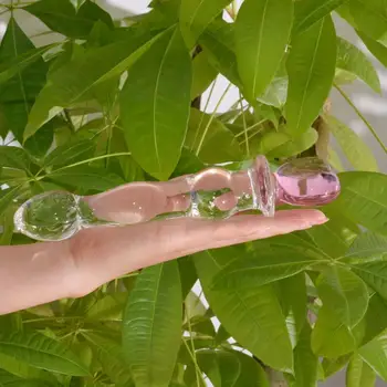 8.27 Inch Glass Dildo for Women Crystal Penis Female Masturbator Sex Toys for Adults Men Anal Pleasure Falos Faloimitator Shop 3