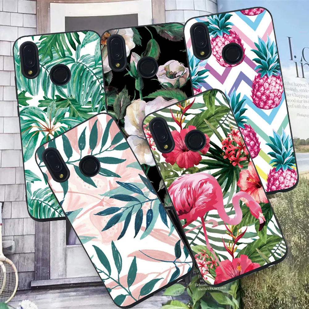 

Shockproof Phone Cases For Huawei Honor 9i 9 9 Lite Honor 10 Note 10 V10 V9 Play G10 GR3 GR5 2017 Flowers Marble Case Covers