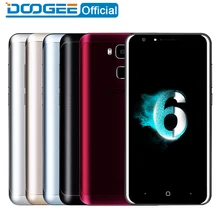 DOOGEE Y6 D’empreintes Digitales mobile téléphones 5.5 Pouces HD 2 GB + 16 GB Android6.0 Double SIM MTK6750 Qcta Core 13.0MP 3200 mAH WCDMA LTE GSM GPS