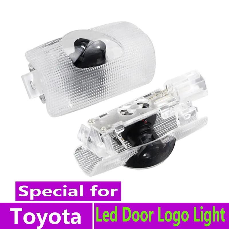 2 шт. для Toyota Prius CAMRY Highlander Reiz Alphard Avalon Sequoia 4 Runner Автомобильный Дверной логотип свет
