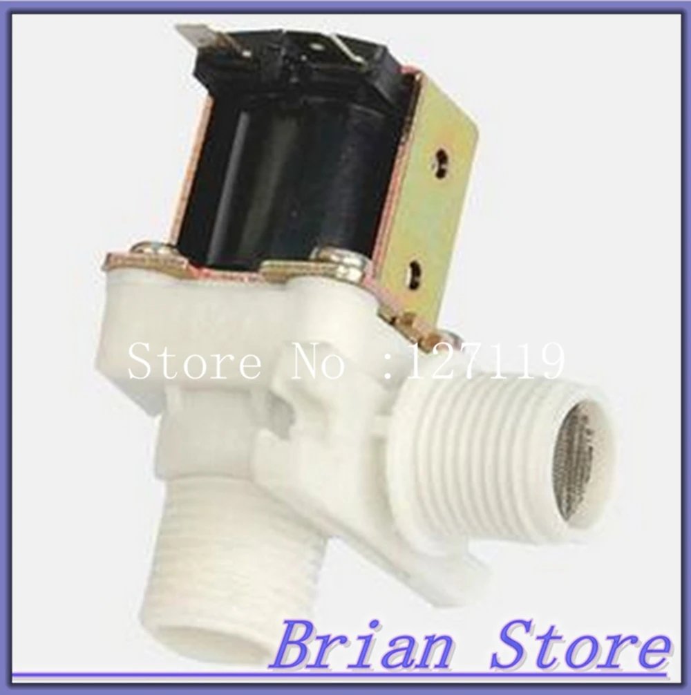 Elbow 1/2" BSPP Normally Closed Plastic Electrical Water Dispenser