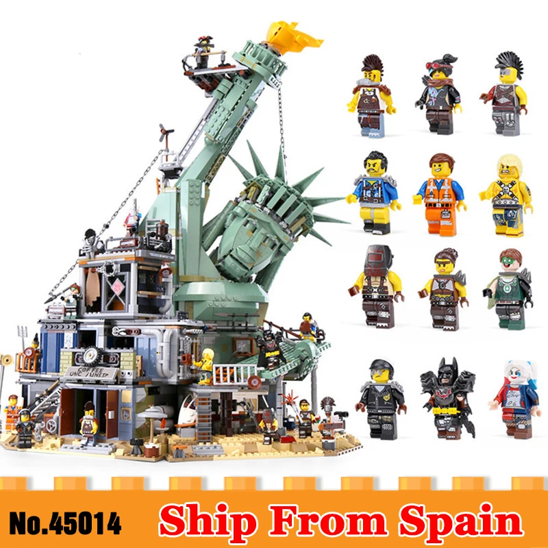 

45014 Movie Seies The Statue of Liberty Welcome to Apocalypseburg Building Block Bricks Compatible with Legoed 70840 Movie 2