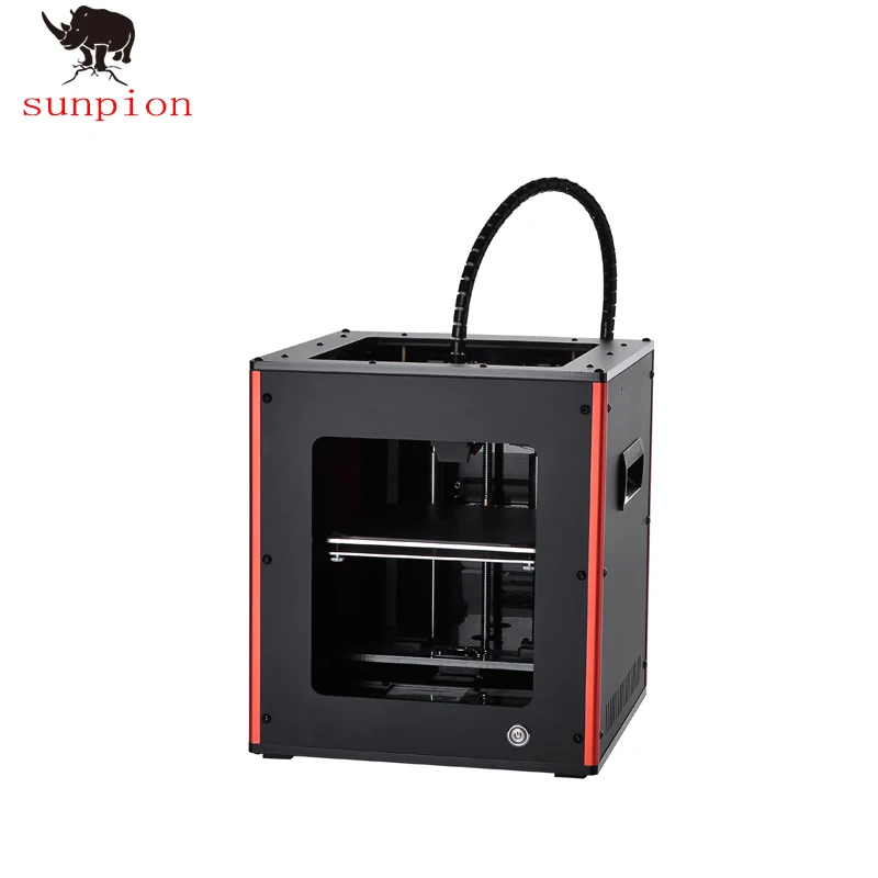 SUNPION мини S100 3d принтер большой размер печати с функцией повторной печати сенсорный экран лучший 3D печатная машина