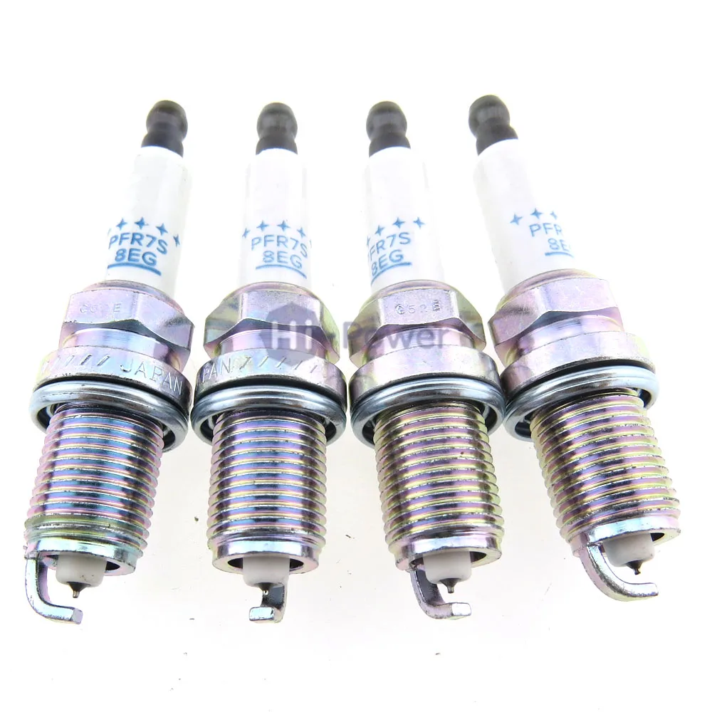 

4PCS PFR7S8EG Car Spark Plug For Audi A3 A4 A5 A6 for VOLKSWAGEN EOS GOLF Mk5 GOLF Mk6 06H905601A 06 H905 601