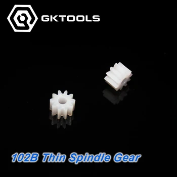 

10000pcs/lot, 102B Thin Spindle Gear,0.5 Modulus, 10 Teeth, 2.05mm Mounting Hole, Plastic Gear, Toy DIY Accessories
