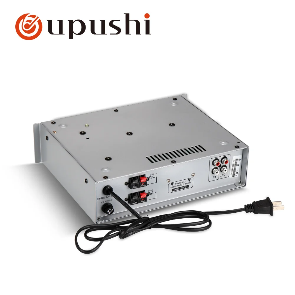 Oupushi USB-40AB 40W Mini Bluetooth Digital Amplifier PA System 2-way Microphone Input USB Playback Support For Mobile Phone