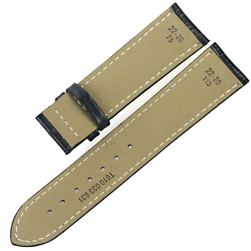 Ремешок ISUNZUN для мужских часов Tissot T086407A T086 из натуральной кожи кожаный ремешок Nato