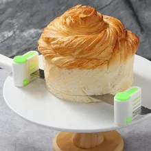 4 шт. Пластик кухонный, для домашней выпечки хлеба резец уравнитель Slicer резки фиксатором инструмент для декорирования торта D1