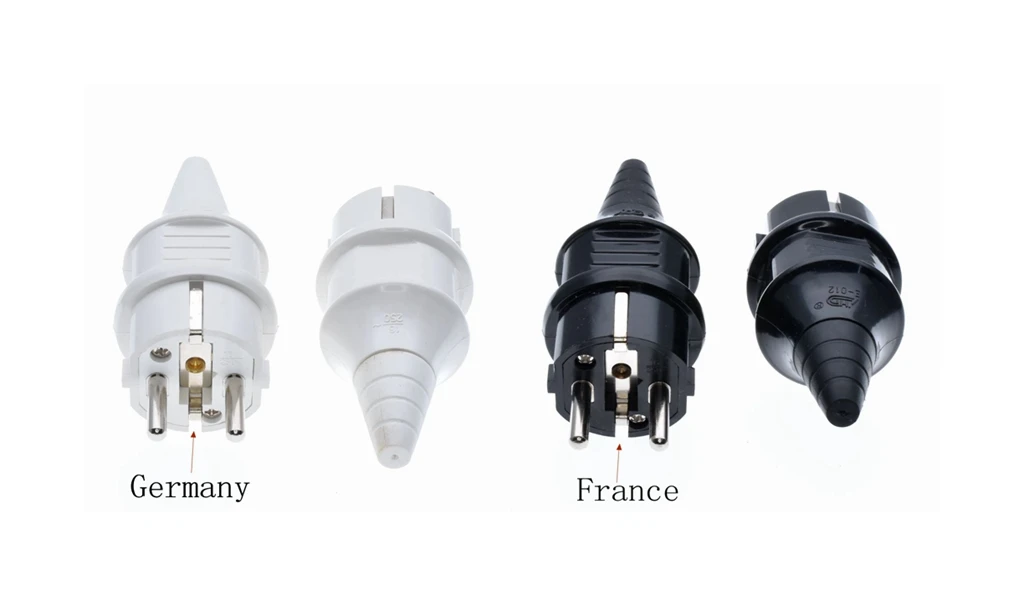 

E-012 European 2p Plug 16A AC Electrical Power Waterproof Industry France Plug Adapter Converter Socket,1PCS*