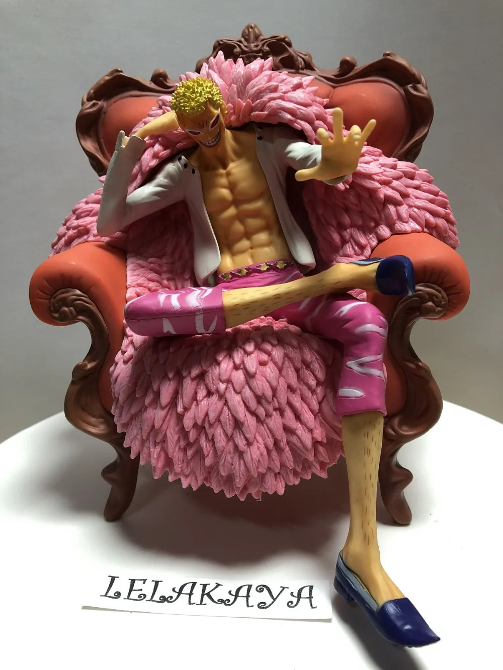 1 шт. японского аниме одна деталь GK donquixote doflamingo сидя положение статуя Ver. 1/7 Масштаб ПВХ фигурка модель игрушки куклы