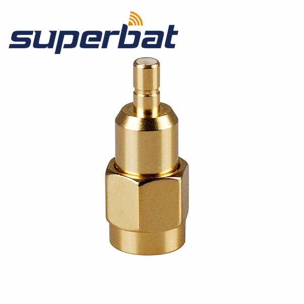 Superbat 2pcs RF адаптер SMA-SSMB SMA штекер SSMB женщина разъем ST RF wifi разъем