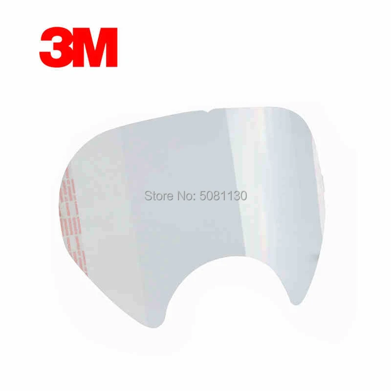 

3M 6885 5pc 10pc 15pc 20pc 25pc Faceshield Cover Transparent Film Protector For 6800 Series Dust Mask Anti-pollution Replacement