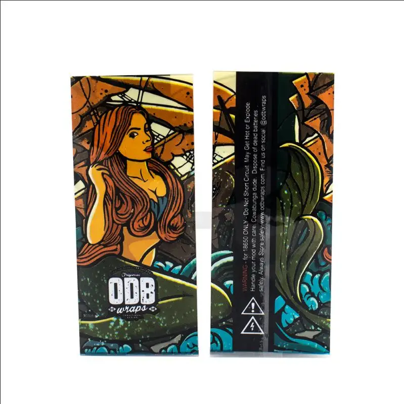 18650 Battry обёрточная бумага батарея наклейка защитная кожа для 18650 батарея аксессуары для электронных сигарет серии ODB - Цвет: B