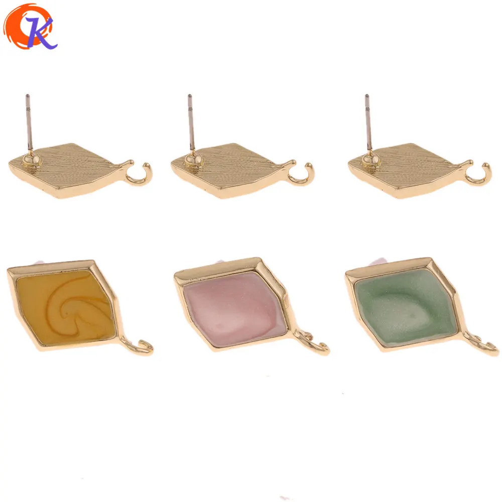 

Cordial Design 50Pcs 14*22MM Jewelry Accessories/Earrings Stud/Irregular Shape/DIY Making/Hand Made/Jewelry Findings Components