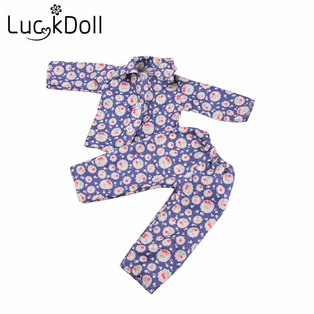 Luckdoll пижама с принтом вишни 14 5 Дюймов Американская кукла Wellie wherher детский