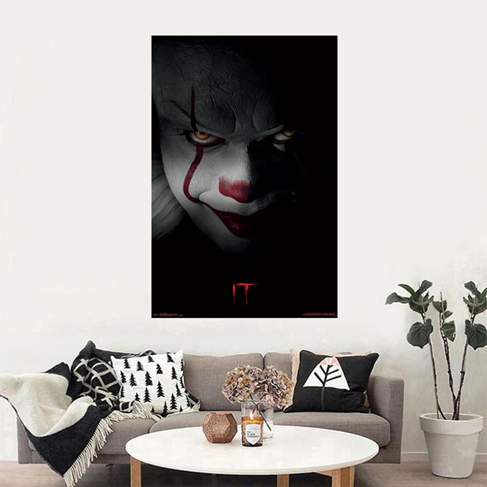 

Full Square/Round Drill 5D DIY Diamond Painting "Horror clown" 3D Embroidery Cross Stitch Mosaic Home Decor