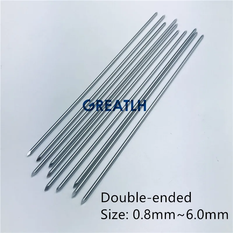 

10pcs Nice Stainless steel Double-ended Kirschner wires Veterinary orthopedics Instruments