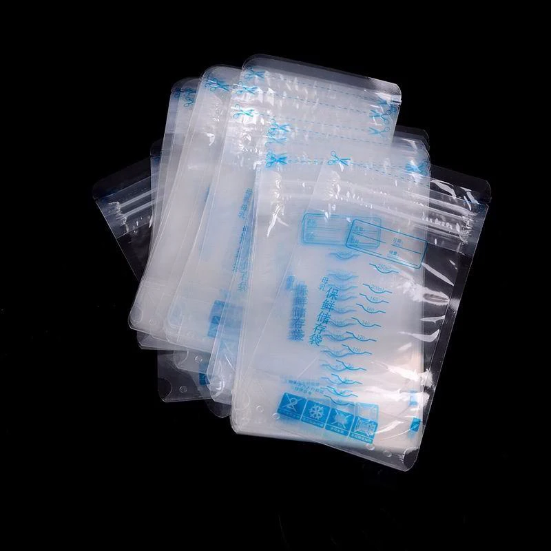 Breast Milk Storage Bags bags of fresh frozen seal Disposable store milk bag 10pcs/lot mounted