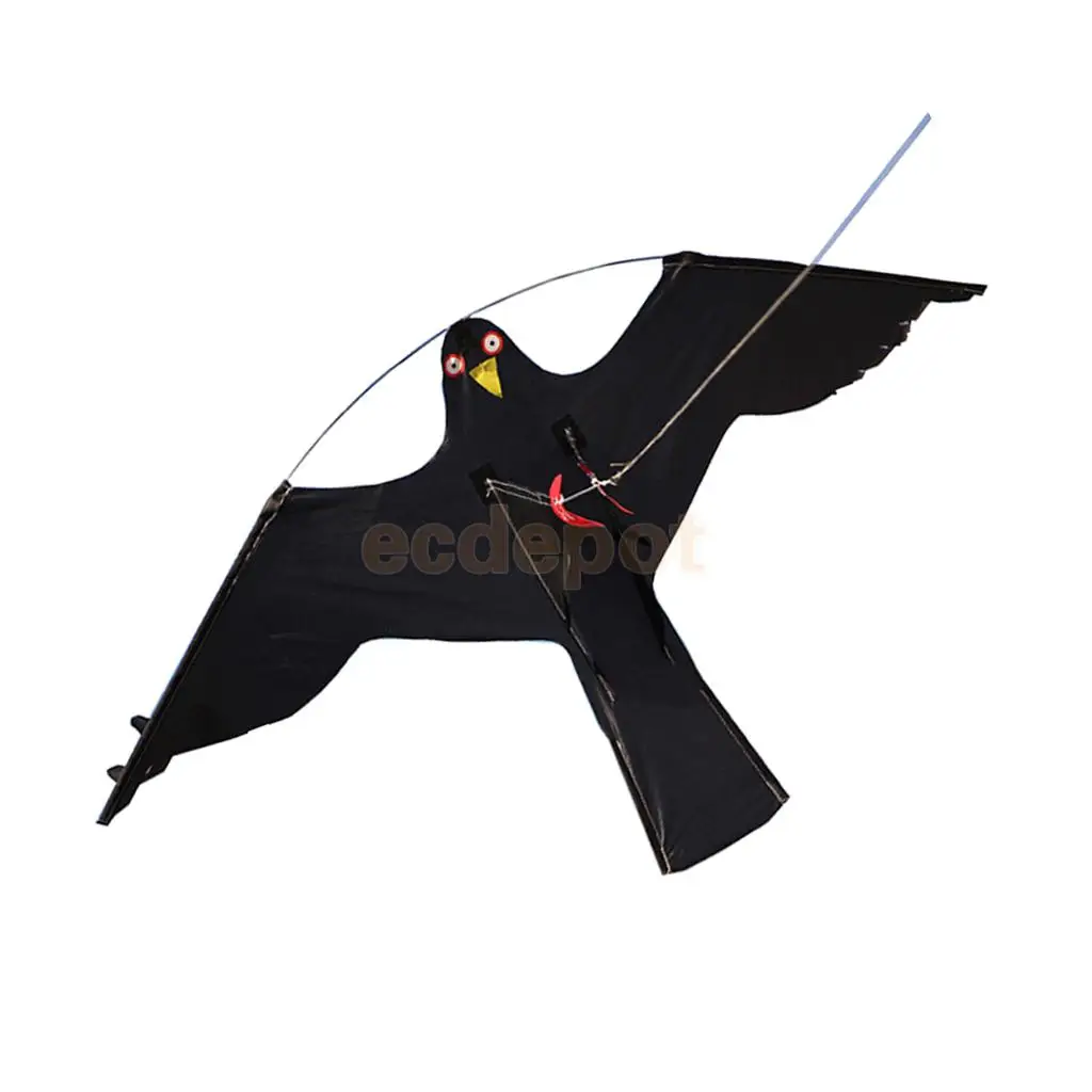Hawk Kite Bird Scarer Protects Farmer Crops Kids Toys Windsock Scarecrow Small Birds Dog Cat Decoy Toy