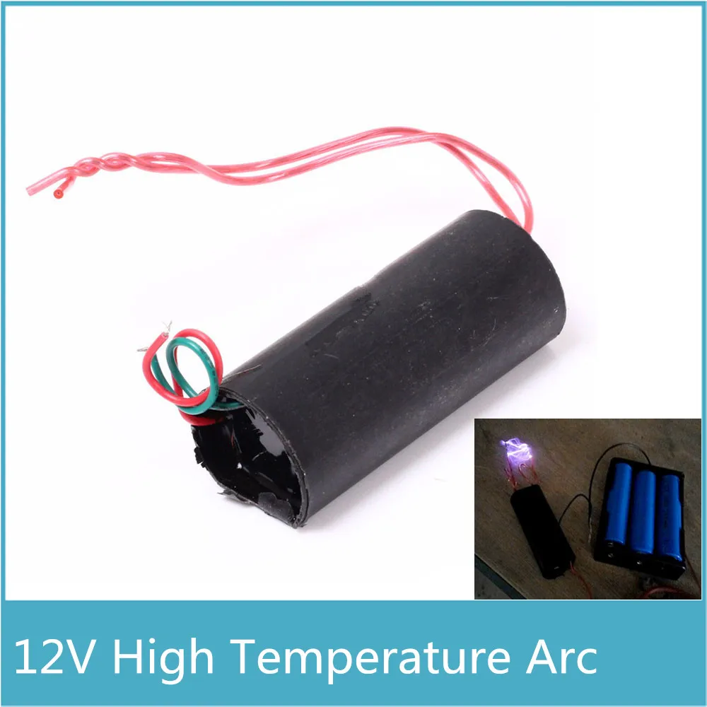 

2pcs High Temperature Arc Module AC High Voltage Module 7.4-12V High Frequency High voltage Generator Ignite Paper Lighter