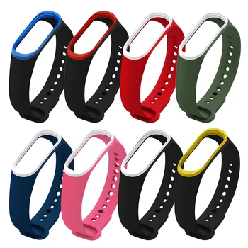 

Sport Mi Band 3 4 Strap wrist strap for Xiaomi mi band 3 sport Silicone Bracelet for Mi band 4 3 band3 smart watch bracelet