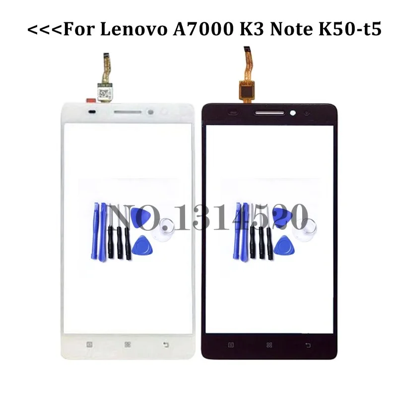 

Phone Touchscreen Digitizer Sensor For Lenovo A7000 K3 Note K50-t5 5.5" Touch Panel Screen Front Outer Glass Replacement