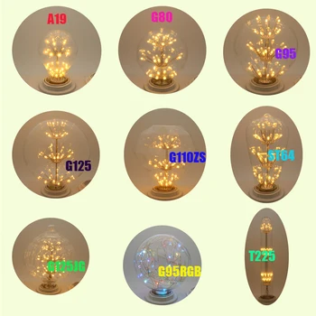 

LED Retro Bombillas LED E27 Vintage COB LED Filament Energy Saving Lamp 3W 220V ST64 G80 A19 G125 G95 For Decor Home Lighting