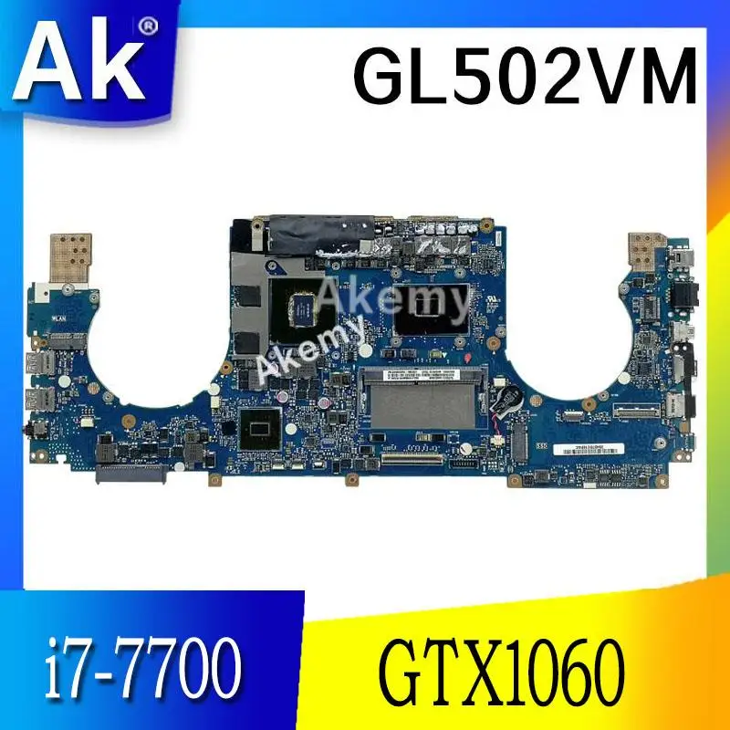 AK ROG GL502VM материнская плата для ноутбука ASUS GL502VML GL502V GL502 тест оригинальная 8G RAM i7