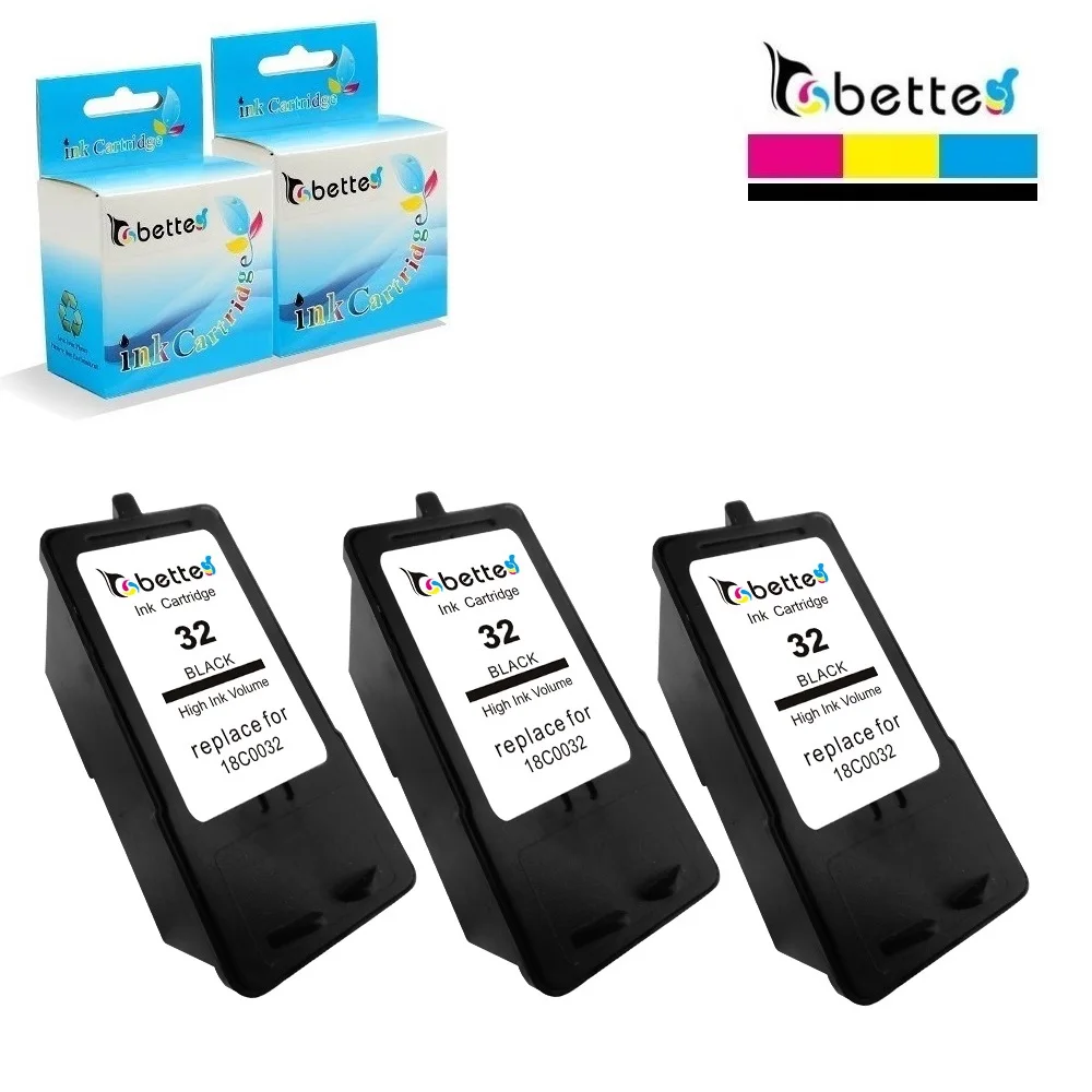 3PK,Ink Cartridge for Lexmark 32 18C0032 Printer X5400 X5410 X5450
