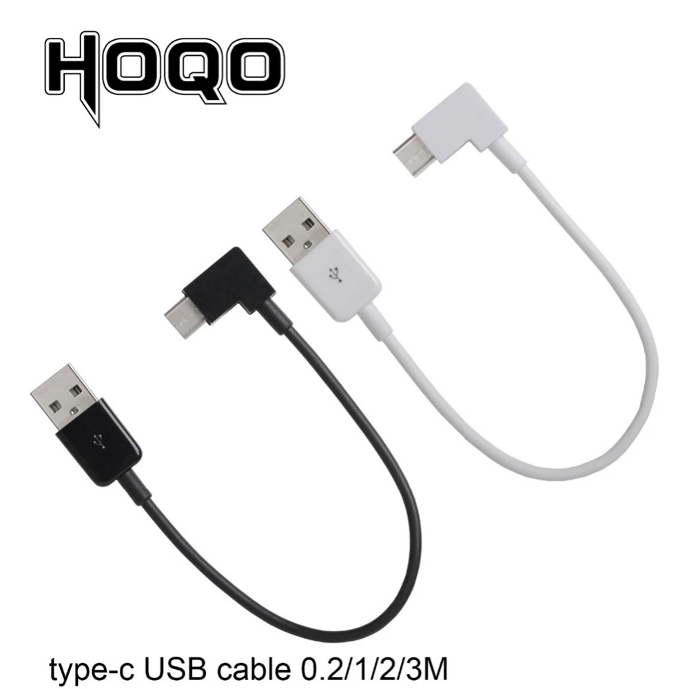 20cm Short 90 Degree Usb Type C 2m 3m 3a Usb-c Cable Type-c Fast Charging Cord For Nintendo Switch Samsung S8 - Pc Hardware & Adapters - AliExpress